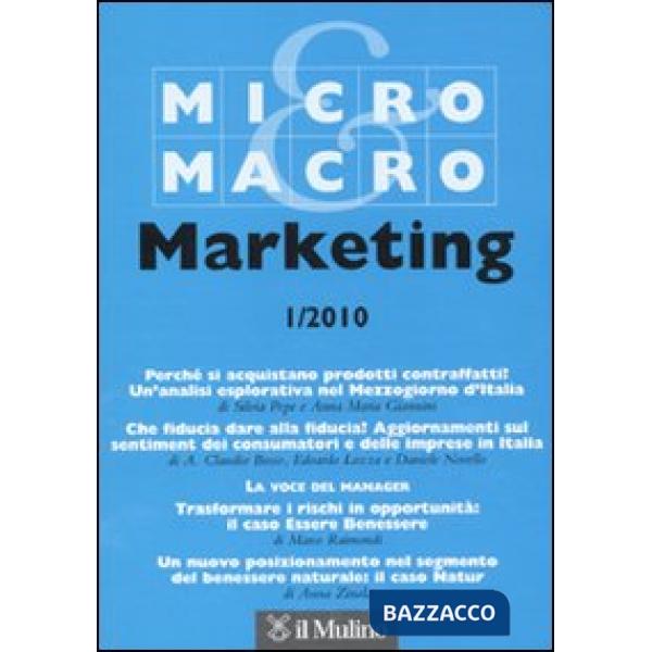 Micro & Macro Marketing (2010). Vol. 1