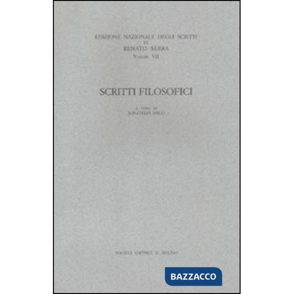 Scritti filosofici