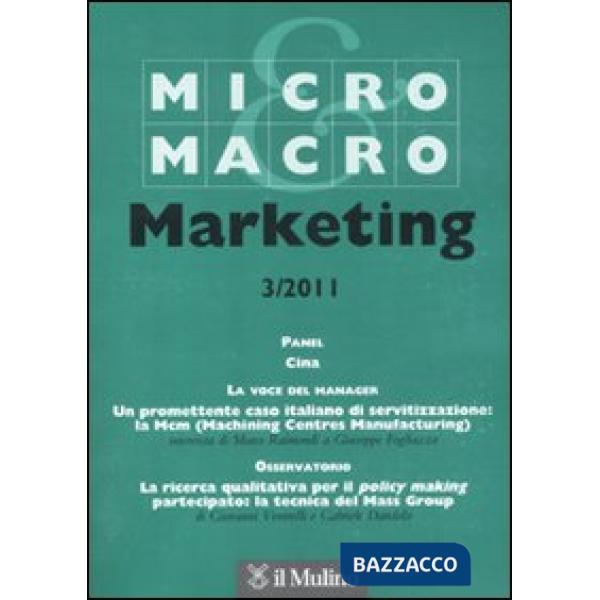 Micro & Macro Marketing (2011). Vol. 3