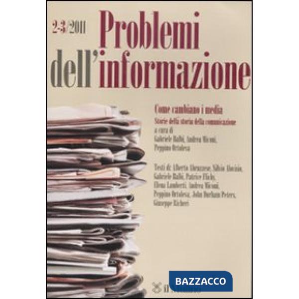 Problemi dell'imformazione (2011) vol. 2-3. Vol. 2