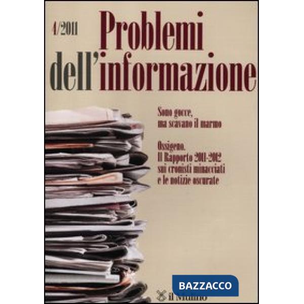 Problemi dell'informazione (2011). Vol. 4