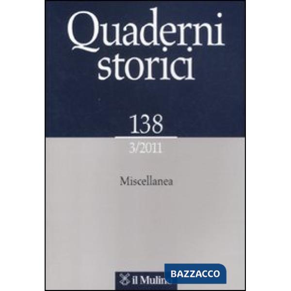 Quaderni storici (2011). Vol. 3