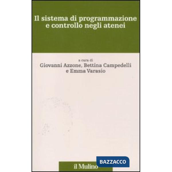 Sistema di programmazione e controllo negli atenei (Il)