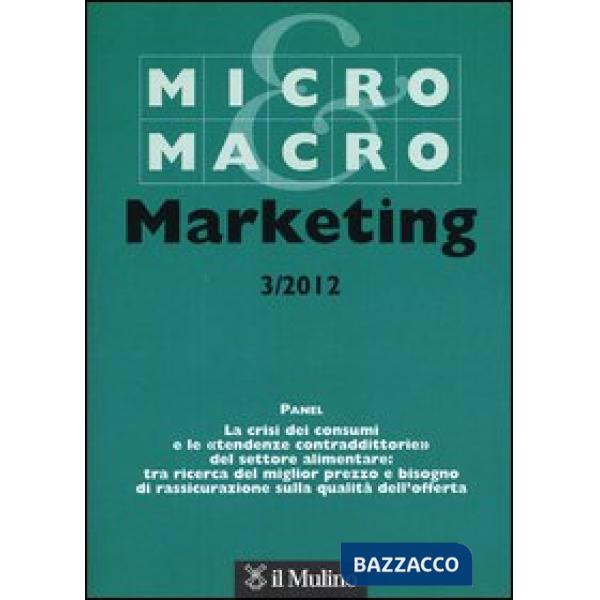 Micro & Macro Marketing (2012). Vol. 3