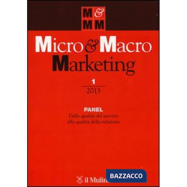 Micro & Macro Marketing (2013). Vol. 1