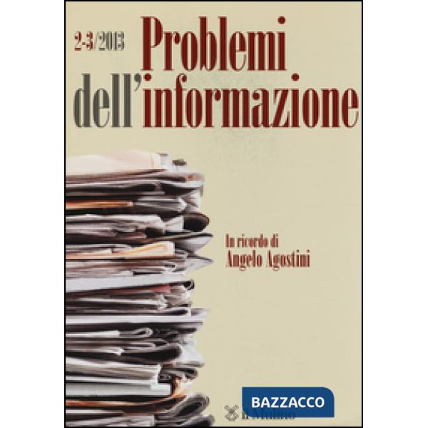 Problemi dell'informazione (2013) vol. 2-3