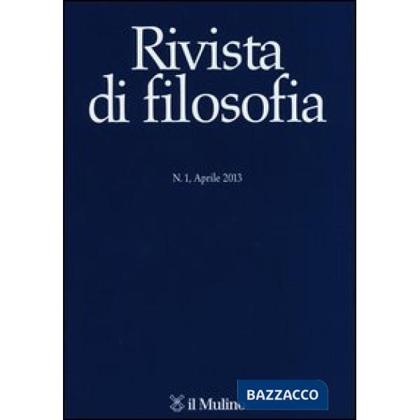 Rivista di filosofia (2013). Vol. 1