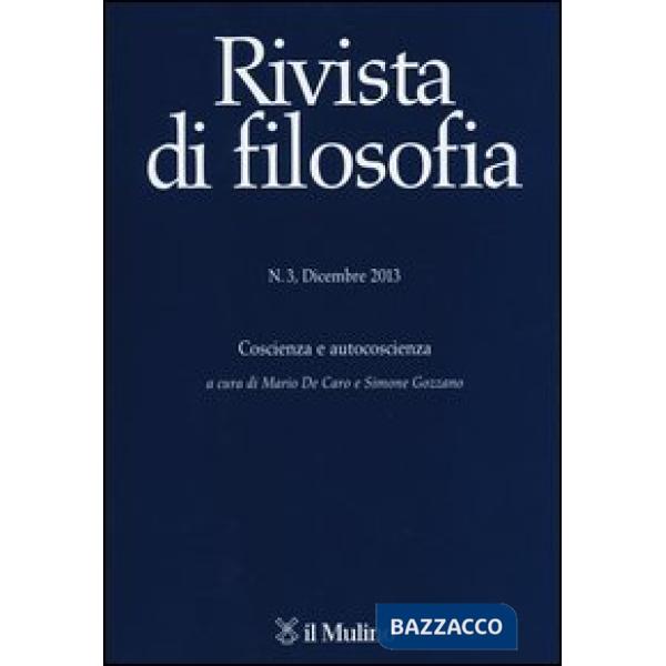 Rivista di filosofia (2013). Vol. 3