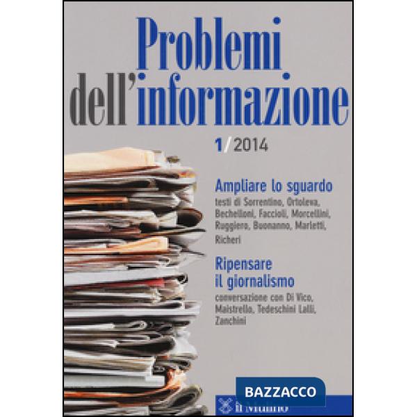 Problemi dell'informazione (2014). Vol. 1
