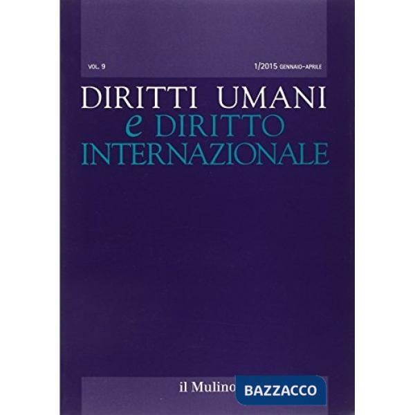 Diritti umani e diritto internazionale (2015). Vol. 1