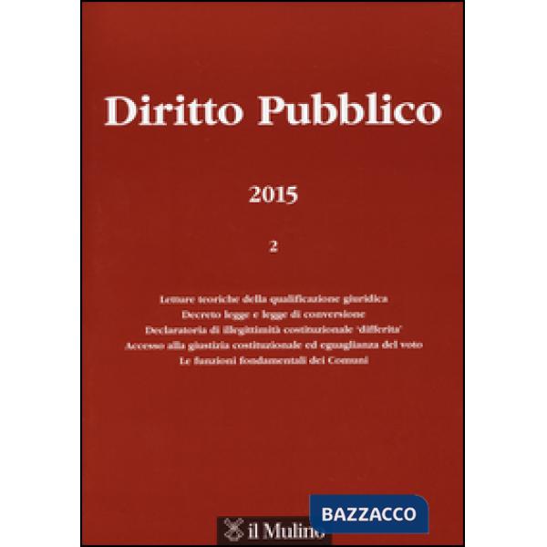 Diritto pubblico (2015). Vol. 2