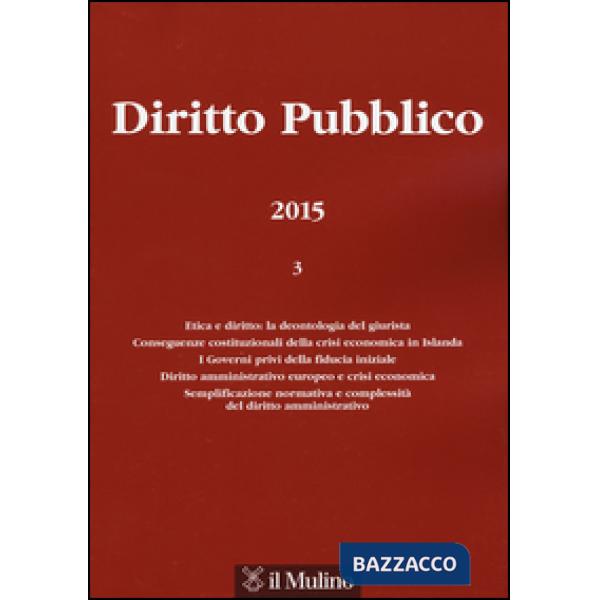Diritto pubblico (2015). Vol. 3