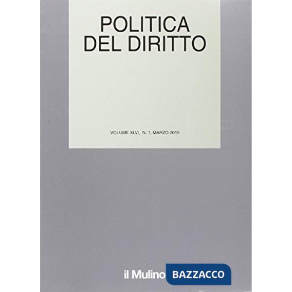 Politica del diritto (2015). Vol. 1
