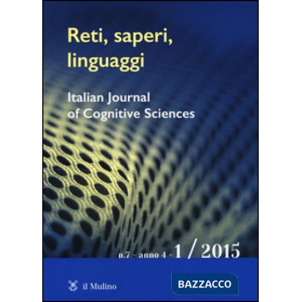 Reti, saperi, linguaggi (2015). Vol. 1