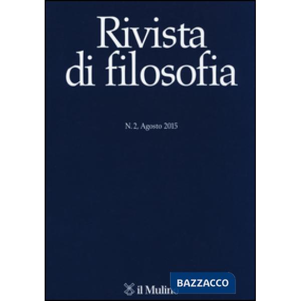 Rivista di filosofia (2015). Vol. 2