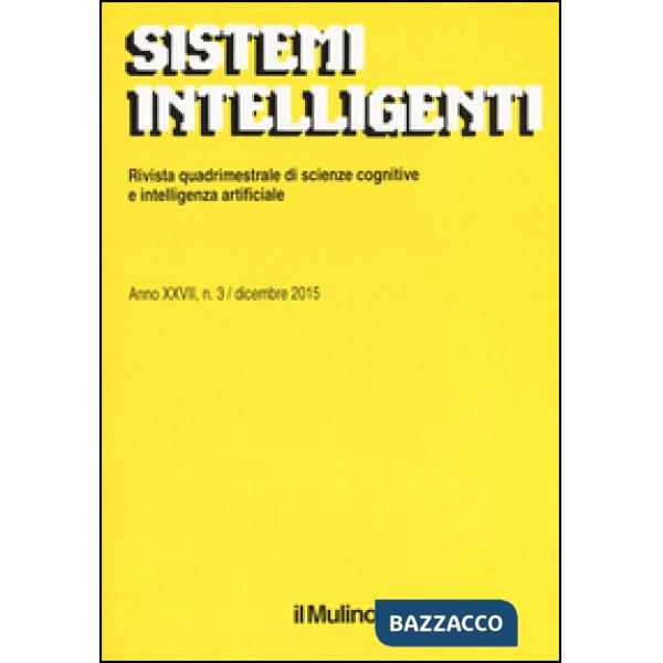 Sistemi intelligenti (2015). Vol. 3