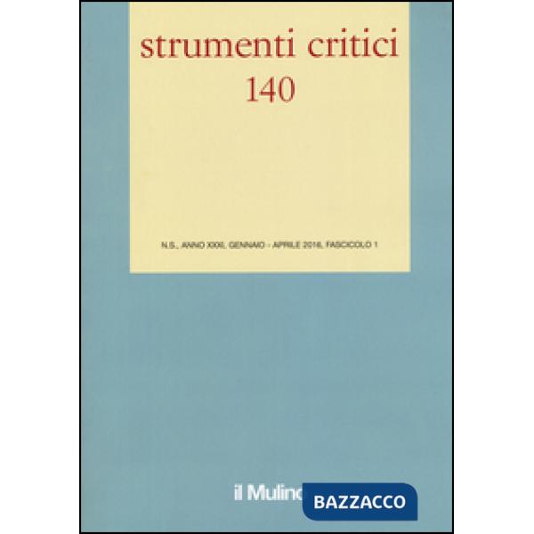 Strumenti critici (2016). Vol. 1