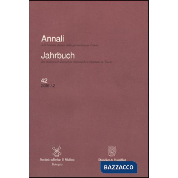 Annali ISIG (2016). Vol. 42