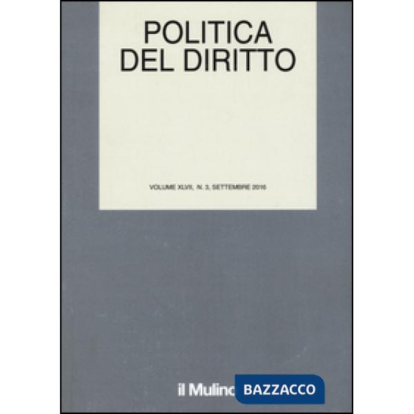 Politica del diritto (2016). Vol. 3