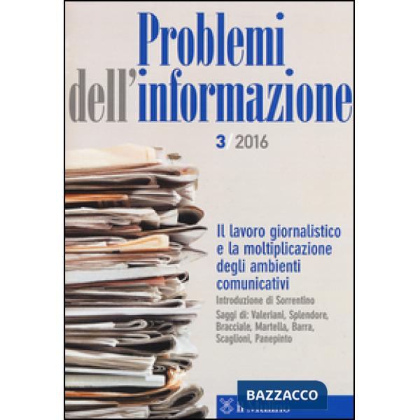 Problemi dell'informazione (2016). Vol. 3
