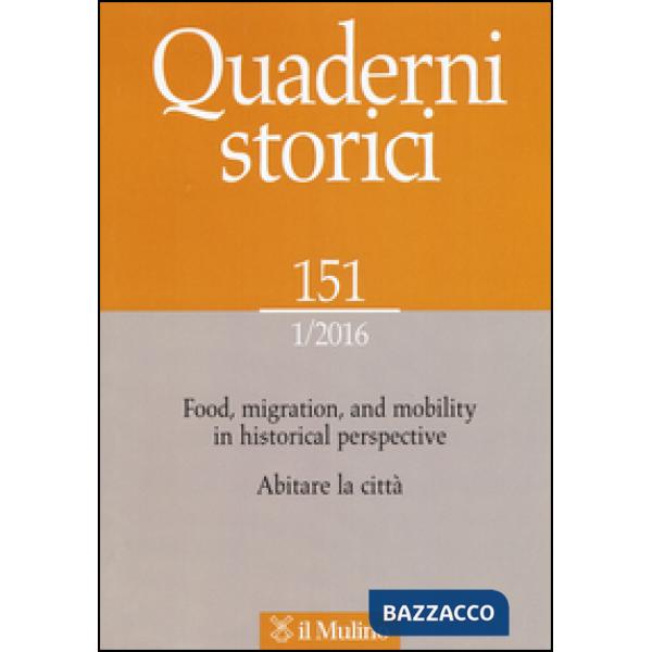 Quaderni storici (2016). Vol. 1