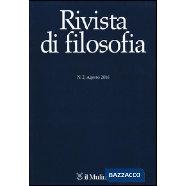 Rivista di filosofia (2016). Vol. 2
