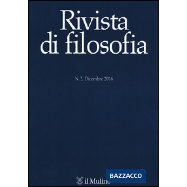 Rivista di filosofia (2016). Vol. 3