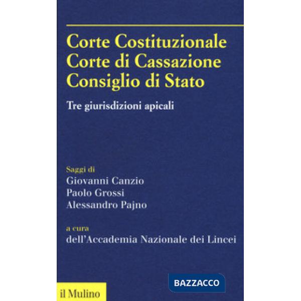 Corte Costituzionale, Corte di Cassazione. Consiglio di Stato. Tre giurisdizioni apicali