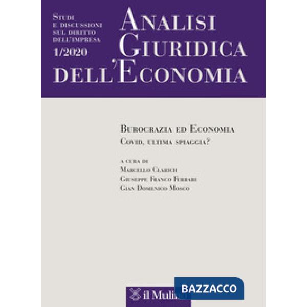 Analisi giuridica dell'economia (2020). Vol. 1