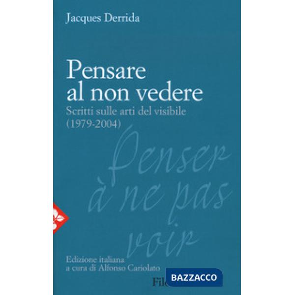 Pensare al non vedere. Scritti sulle arti del visibile (1979-2004)