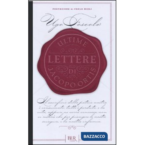 Ultime lettere di Jacopo Ortis