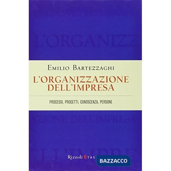 Organizzazione dell'impresa. Processi, progetti, conoscenza, persone (L')