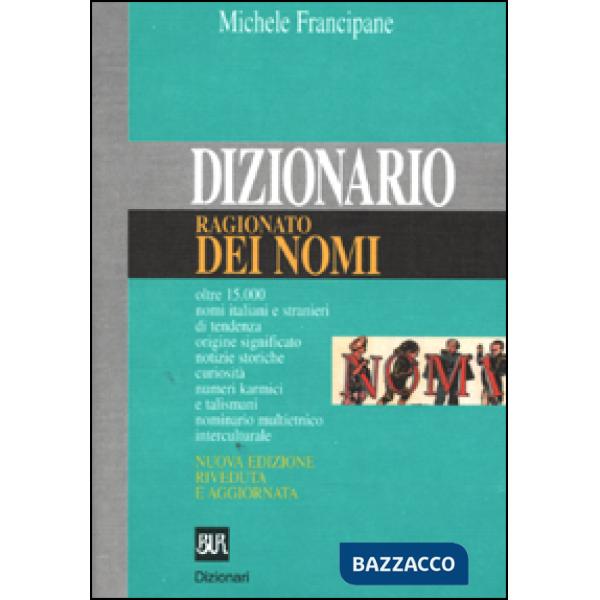 Dizionario ragionato dei nomi