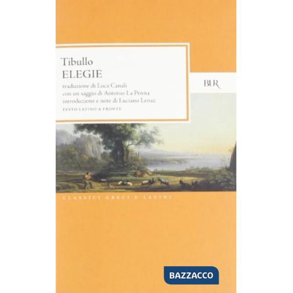 Elegie. Testo latino a fronte