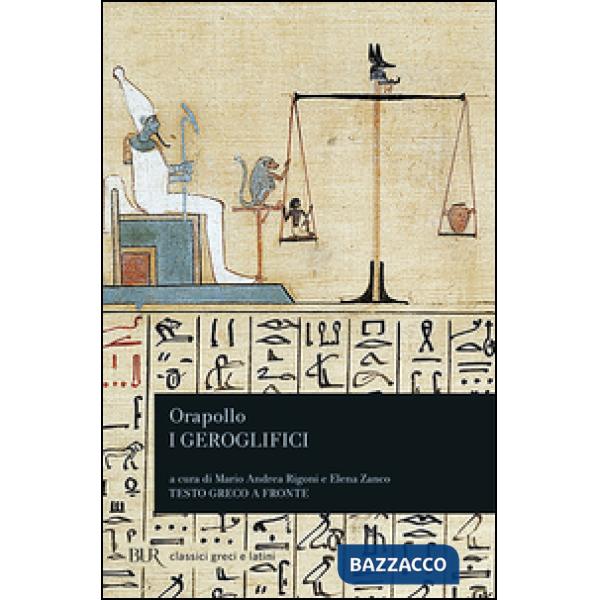 Geroglifici. Testo greco a fronte (I)