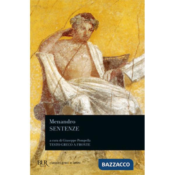 Sentenze. Testo greco a fronte