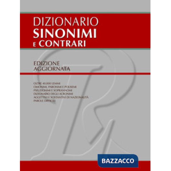Dizionario sinonimi e contrari