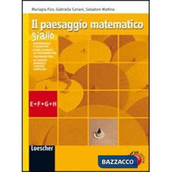 PAESAGGIO MATEMATICO GIALLO MOD. E + F + G + H