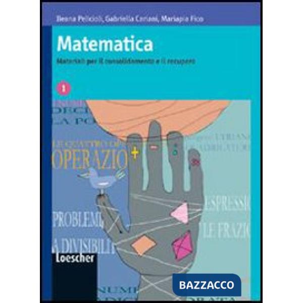 MATEMATICA 1, MATERIALI CONSOLIDAMENTO