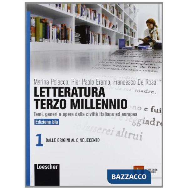 LETT. TERZO MILLENNIO ED. BLU 1
