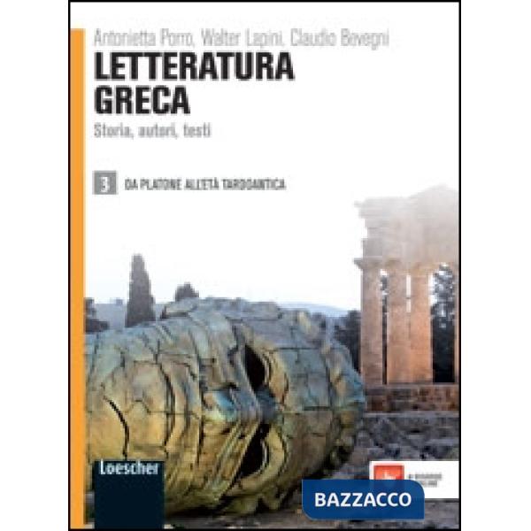 LETTERATURA GRECA V. 3