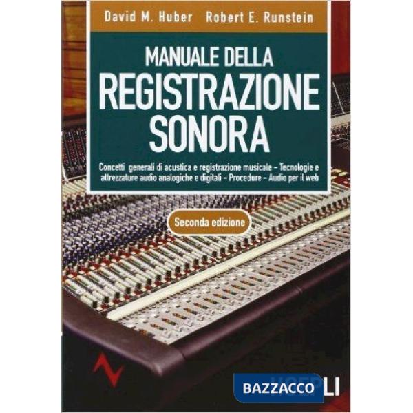 MAN. REGISTRAZIONE SONORA