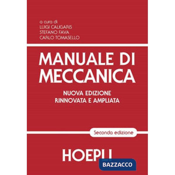 MANUALE DI MECCANICA