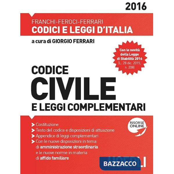 CODICE CIVILE 2016