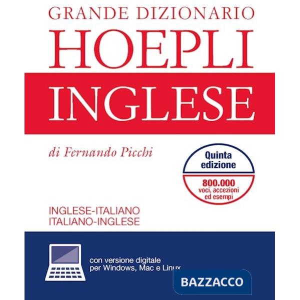 GRANDE DIZIONARIO HOEPLI INGLESE