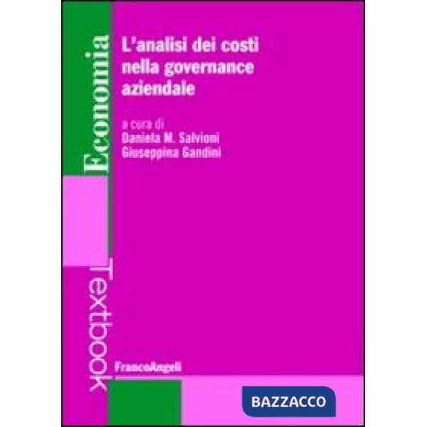 Analisi dei costi nella governance aziendale (L')