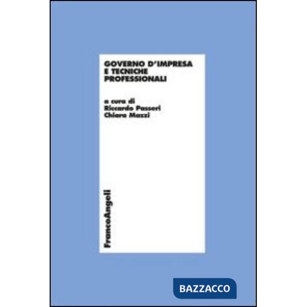 Governo d'impresa e tecniche professionali