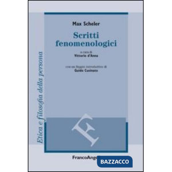 Scritti fenomenologici