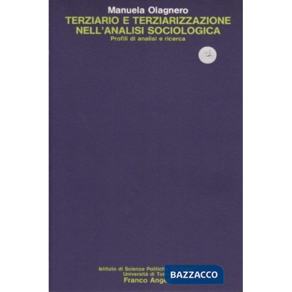 Terziario e terziarizzazione nell'analisi sociologica. Profili di analisi e rice