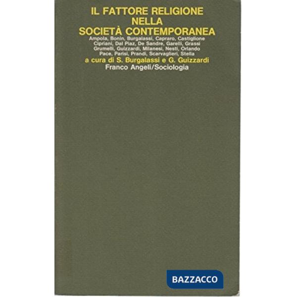 Fattore religione nella società contemporanea (Il)